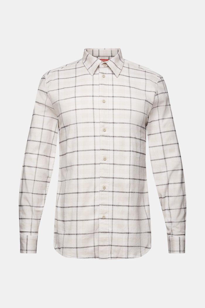 Flanell shirt with checks, WHITE, detail image number 5