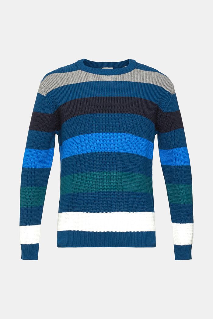 Striped knitted jumper