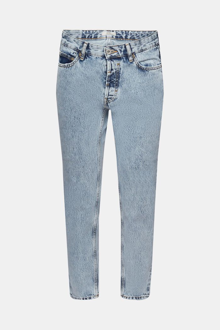Straight leg jeans, BLUE LIGHT WASHED, detail image number 6