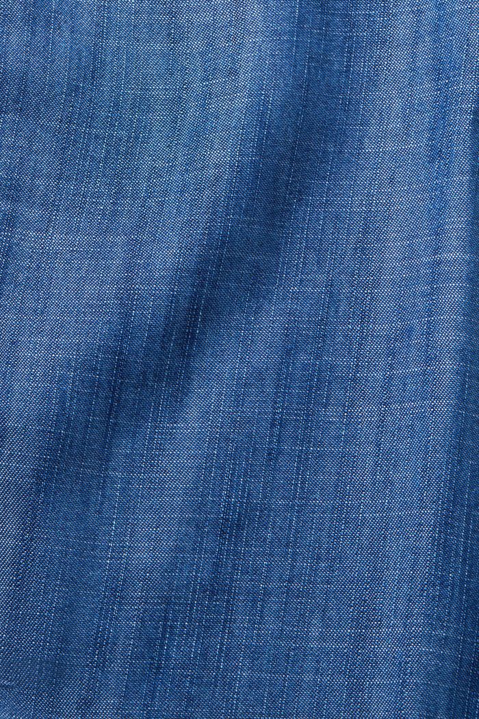 Made of TENCEL™: Denim-look midi skirt, BLUE MEDIUM WASHED, detail image number 5