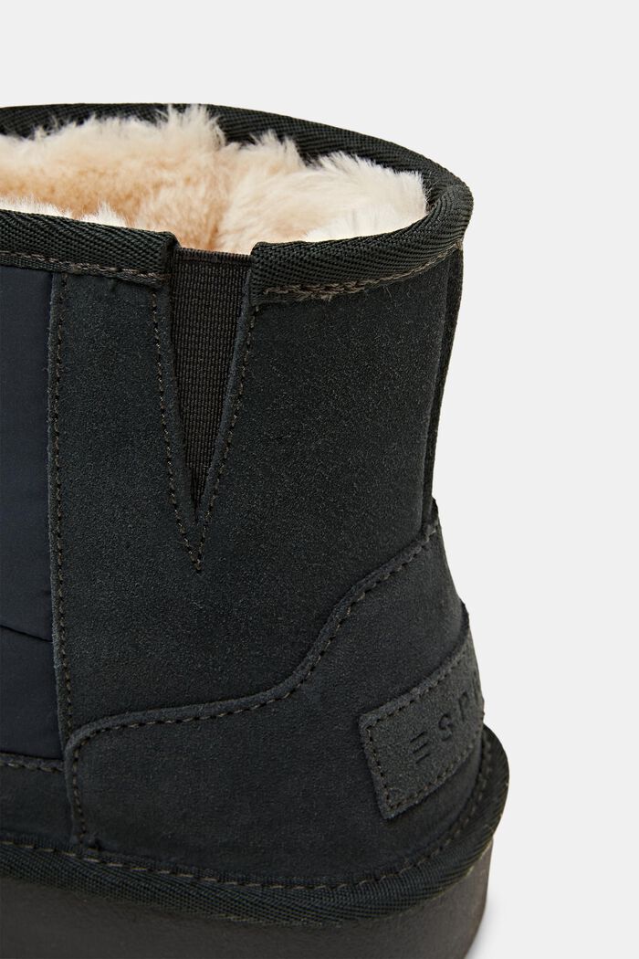 Faux Fur Lined Boots, ANTHRACITE, detail image number 3