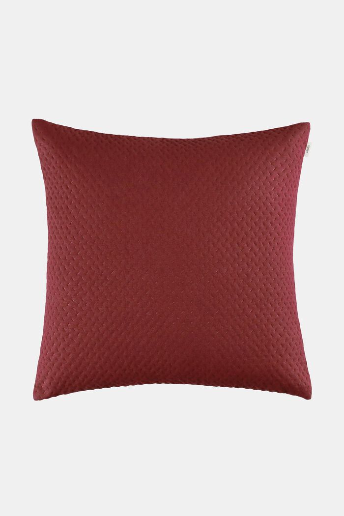 Large, woven lounge cushion cover, DARK RED, detail image number 0