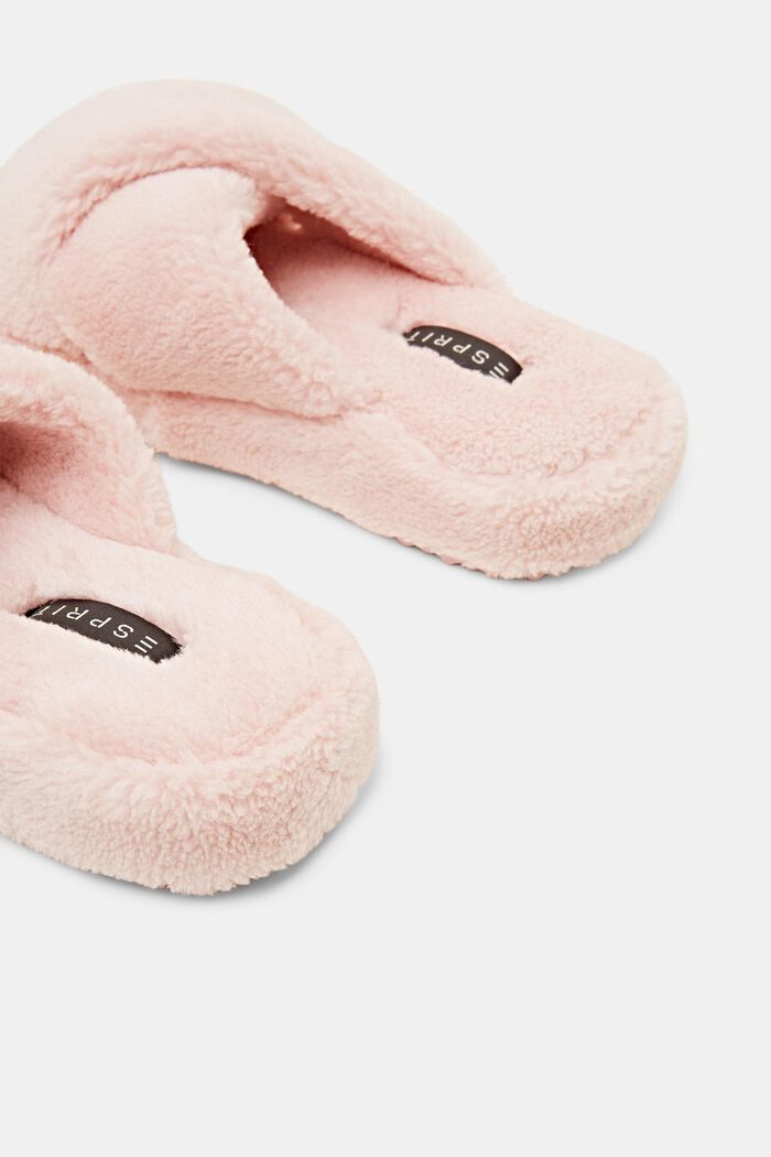 Open-toe home slippers, PASTEL PINK, detail image number 4