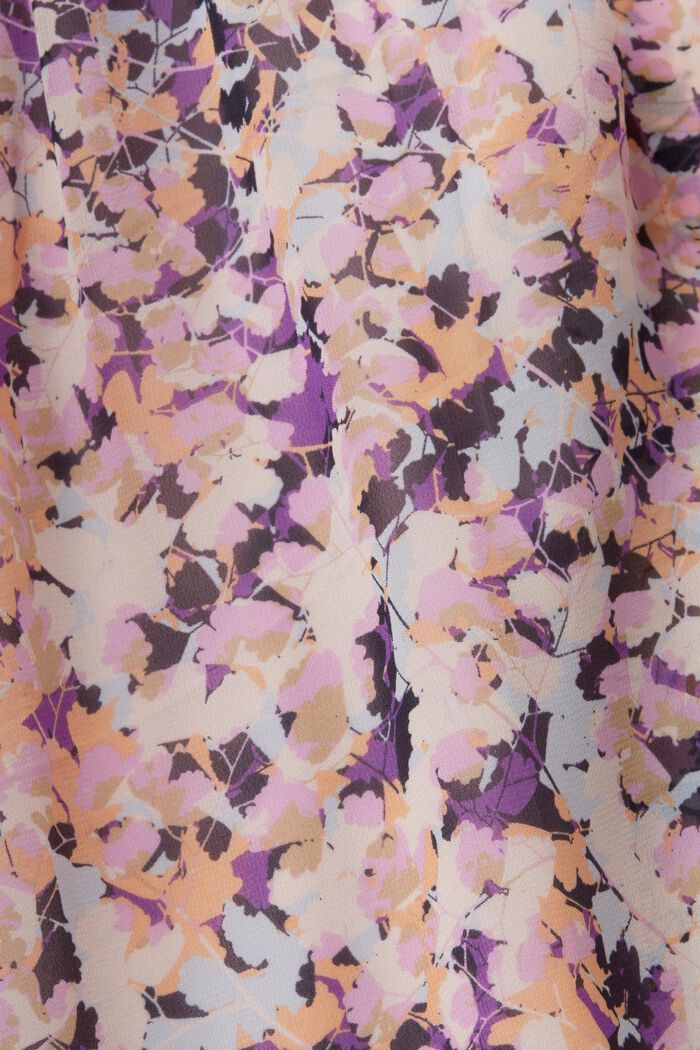 Patterned chiffon blouse, LILAC, detail image number 5