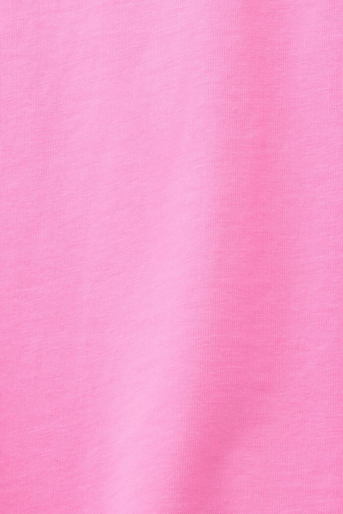 Round Neck Top, PINK FUCHSIA, detail image number 4