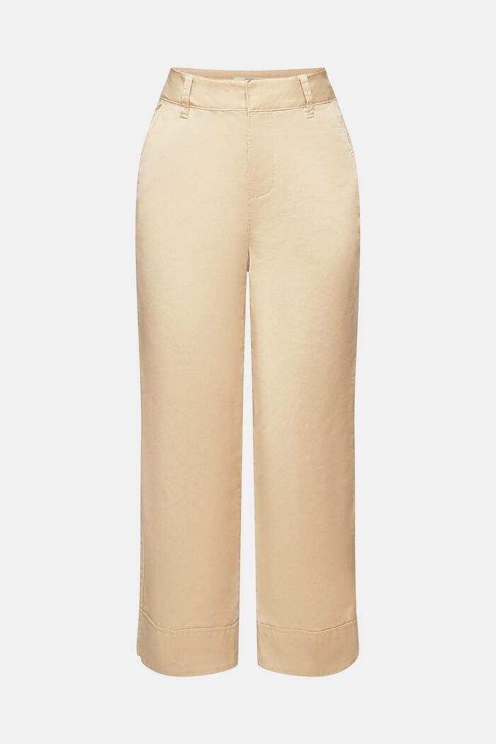 High-rise straight leg chinos, SAND, detail image number 6