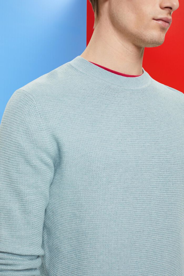 Knitted jumper, GREY BLUE, detail image number 2