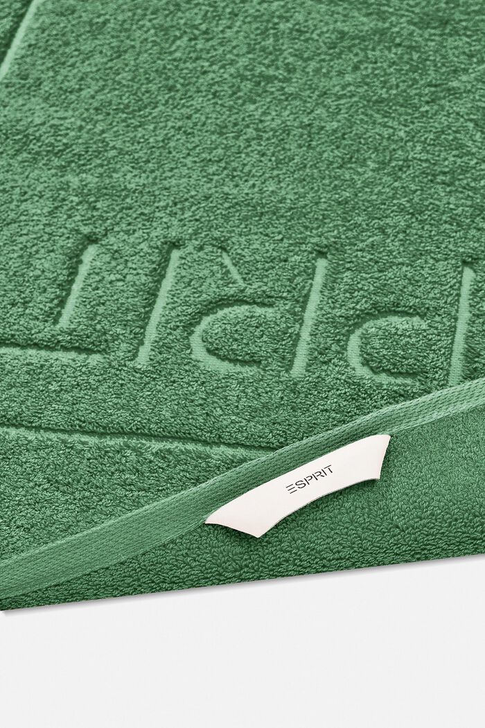 Terrycloth bath mat made of 100% cotton, GREEN TEA, detail image number 1