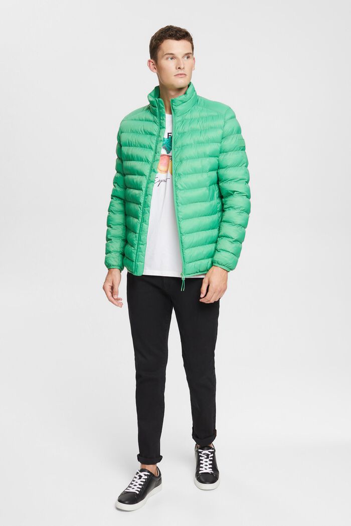 Quilted jacket, GREEN, detail image number 1