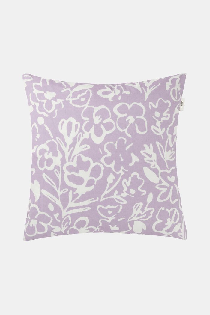 Floral cushion cover, LILAC, detail image number 0