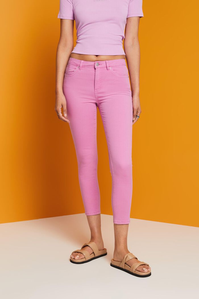 ESPRIT - Cropped skinny trousers at our online shop