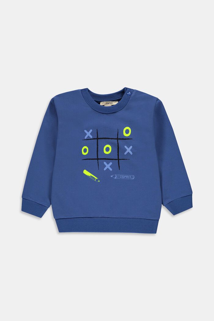 Sweatshirt with print, BLUE, detail image number 0