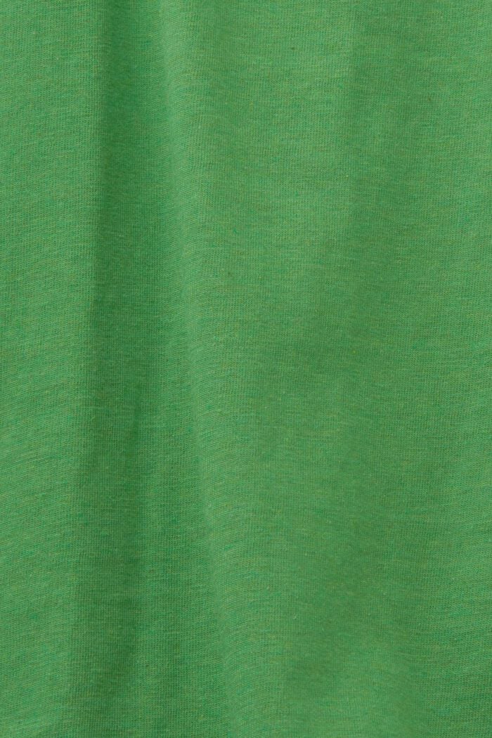 Melange Polo Shirt, LEAF GREEN, detail image number 5