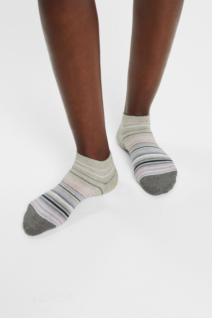 2-Pack Organic Cotton Socks, STORM GREY, detail image number 2