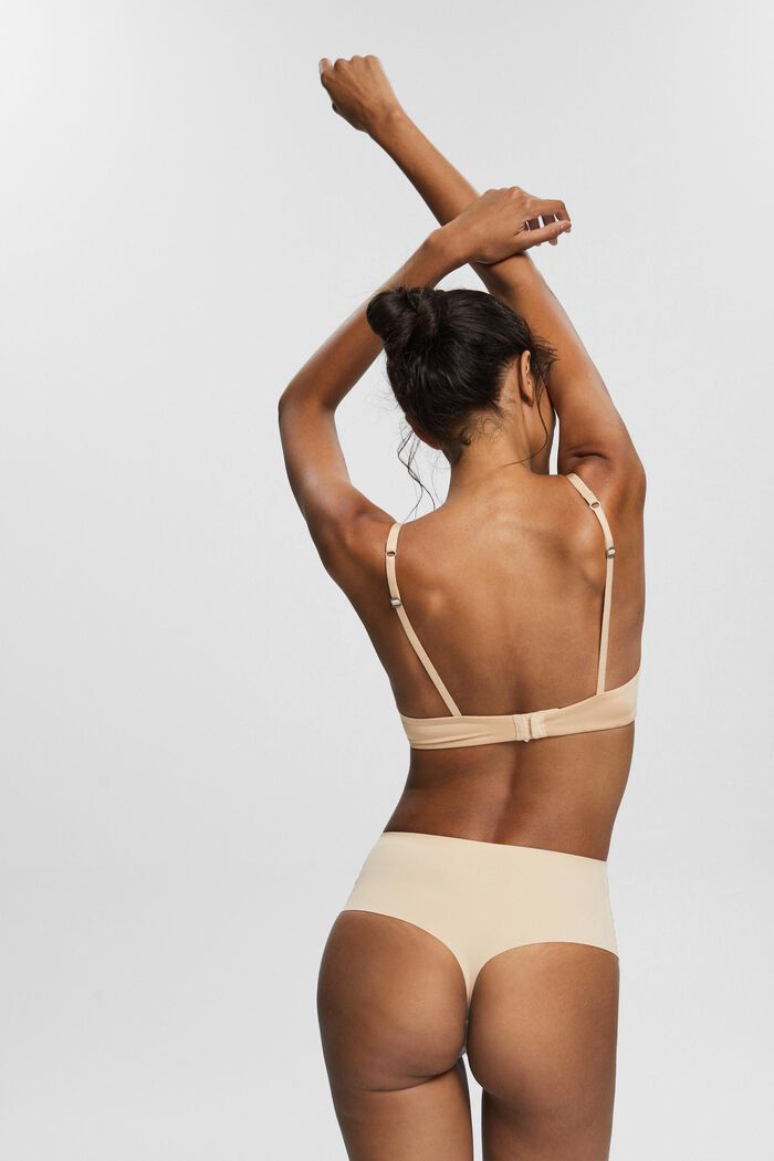 Made of recycled material: shaping-effect thong, DUSTY NUDE, detail image number 1