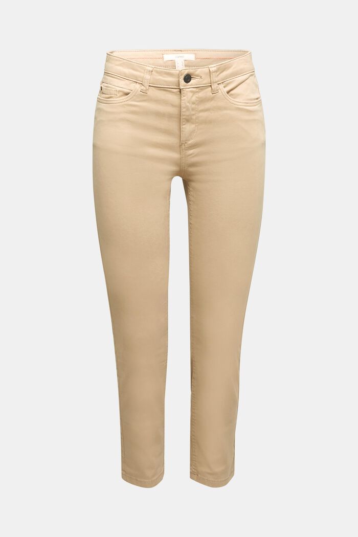 Soft Capri trousers with Lycra® xtra life™, BEIGE, detail image number 0