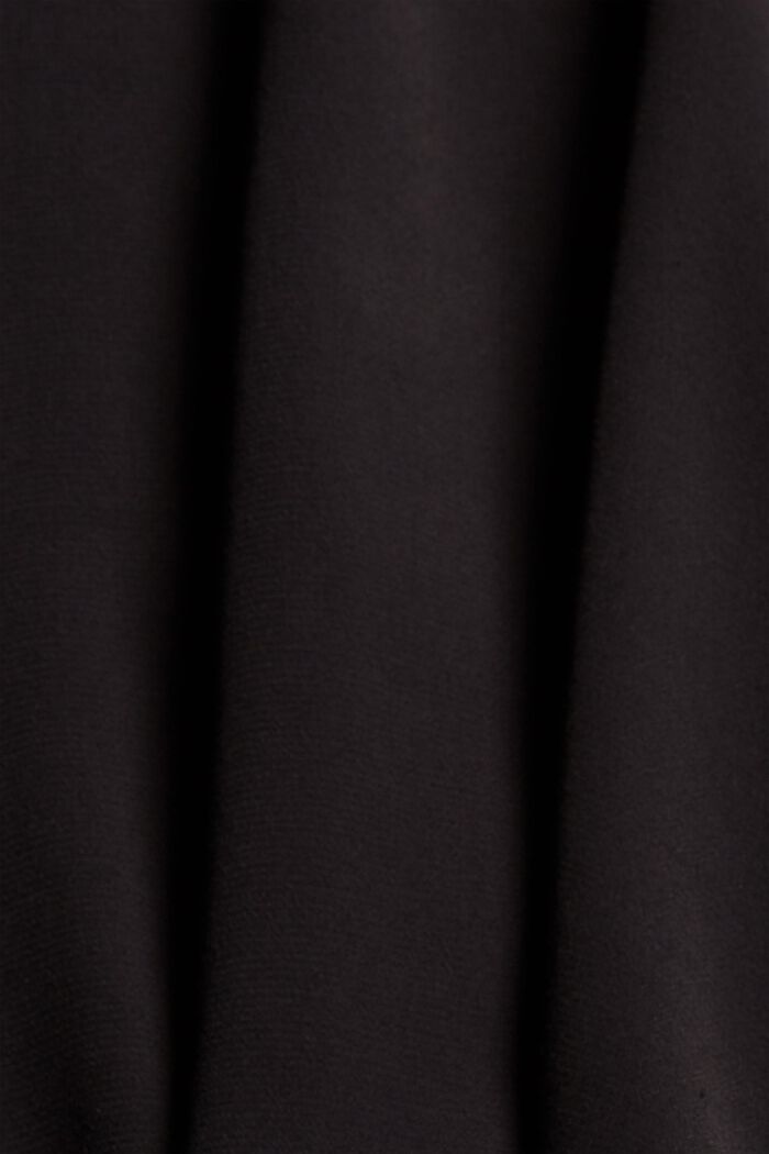 Wide-cuff blouse, LENZING™ ECOVERO™, BLACK, detail image number 4
