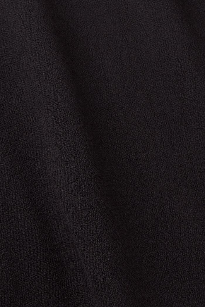 Blouse with ruffle effect, BLACK, detail image number 6