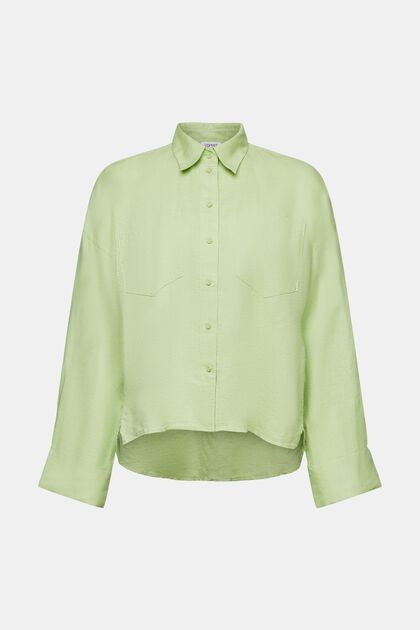 Cotton-Linen Shirt Blouse