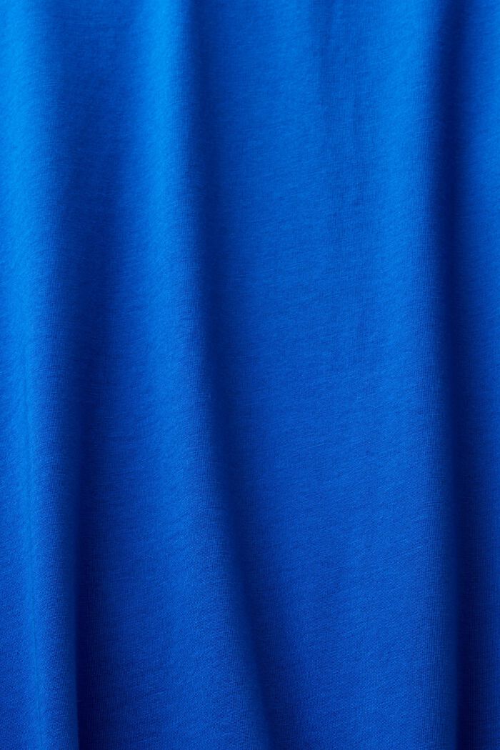 Crewneck Jersey T-Shirt, BRIGHT BLUE, detail image number 5
