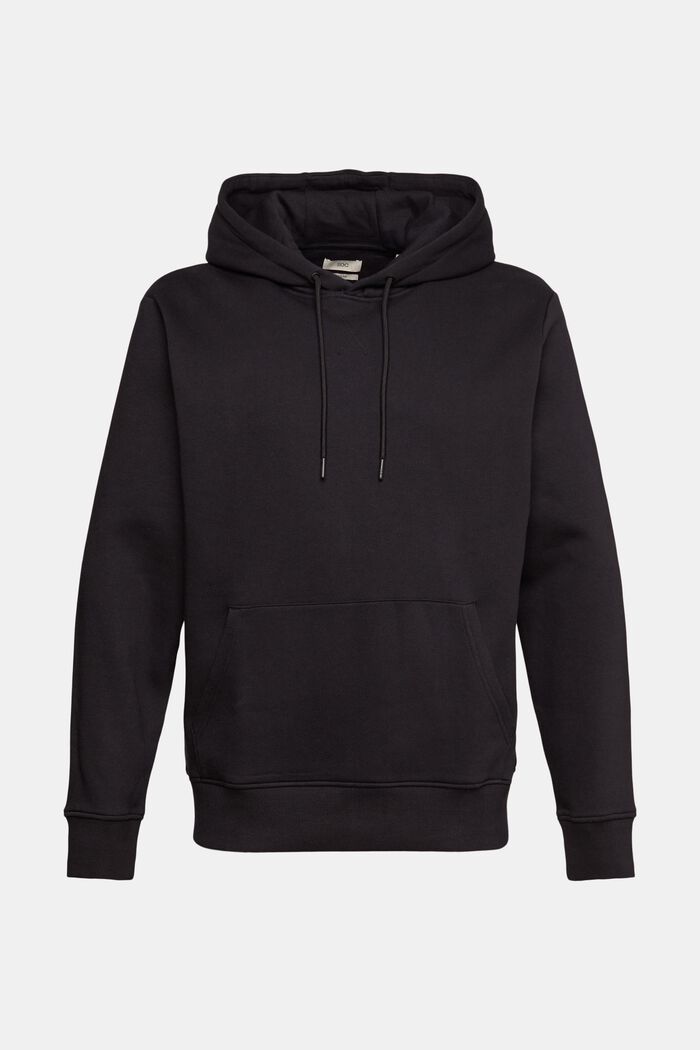 Hooded sweatshirt made of recycled material, BLACK, detail image number 6
