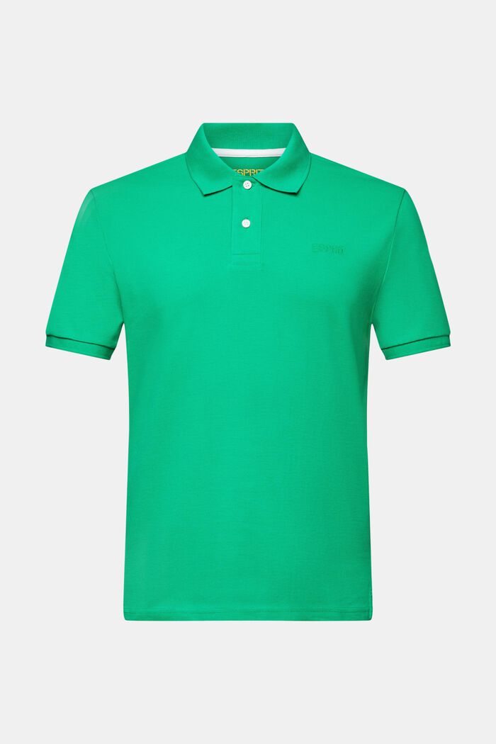 Piqué Polo Shirt, GREEN, detail image number 6
