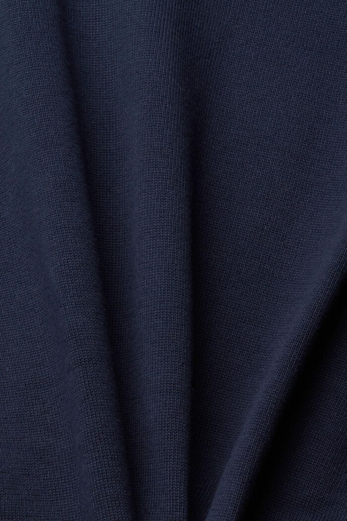Knitted relaxed fit jumper, NAVY, detail image number 1