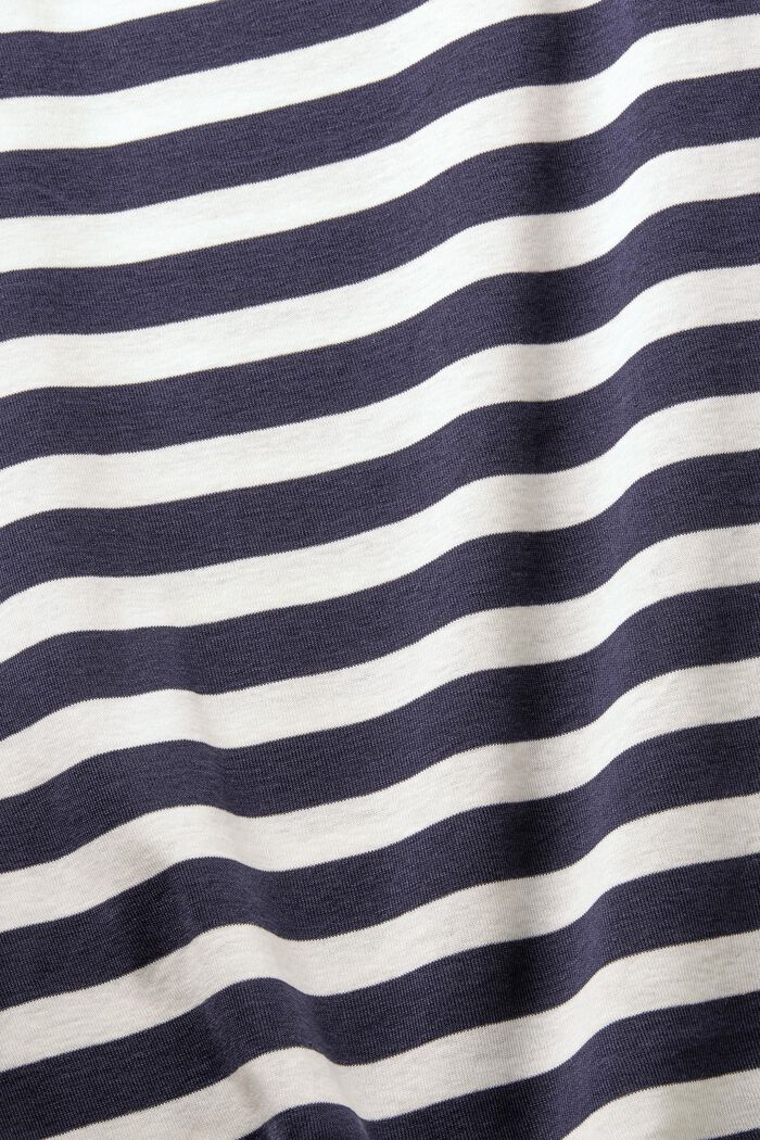Striped Cotton Tank Top, NAVY, detail image number 5