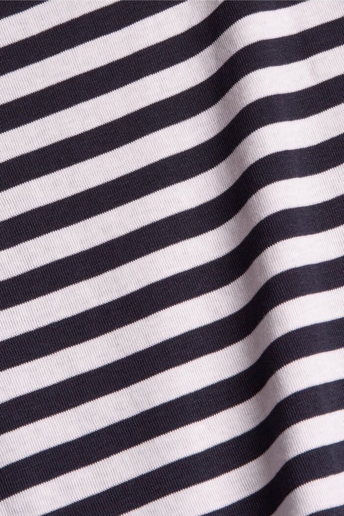 T-shirt with a square neckline, organic cotton, NAVY, detail image number 1