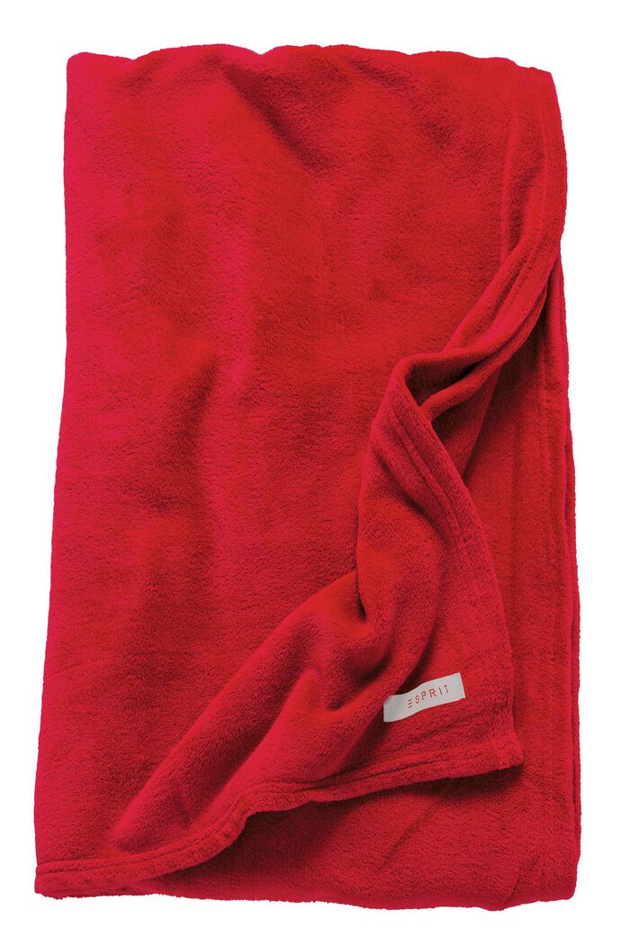 Fleece plaid, RED, detail image number 2