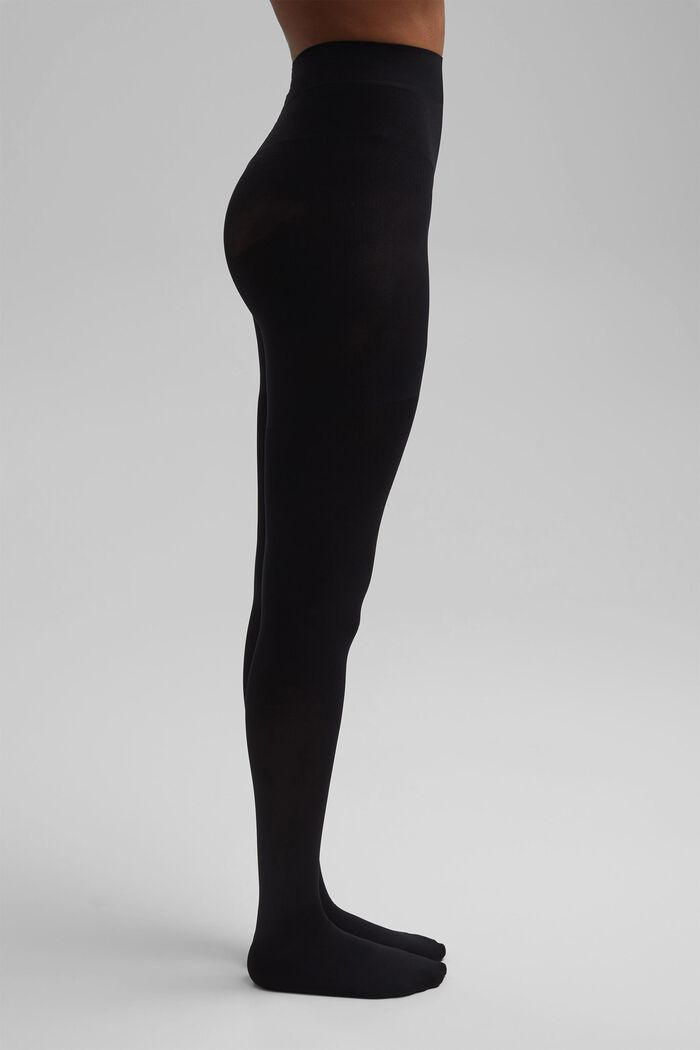 Tights with a shaping effect, 80 den, BLACK, detail image number 0
