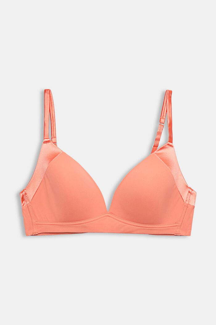 Non-wired, padded bra, CORAL, detail image number 4