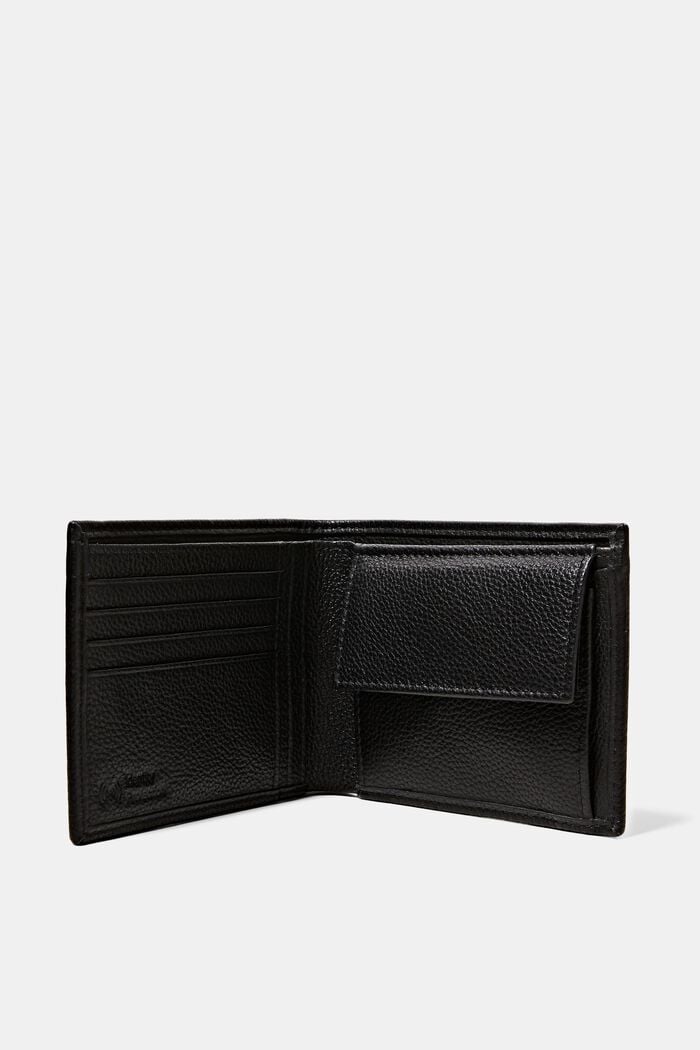Leather wallet, BLACK, detail image number 2