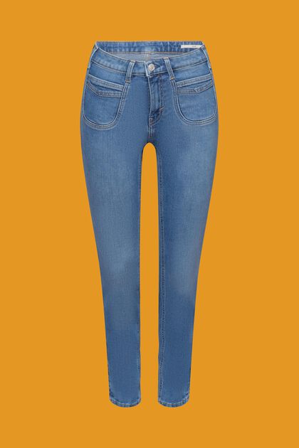 High-rise slim fit jeans