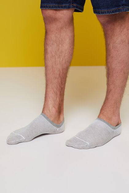 2-pack sneaker socks, organic cotton