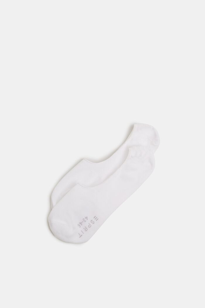 Double pack of trainer socks with an anti-slip finish