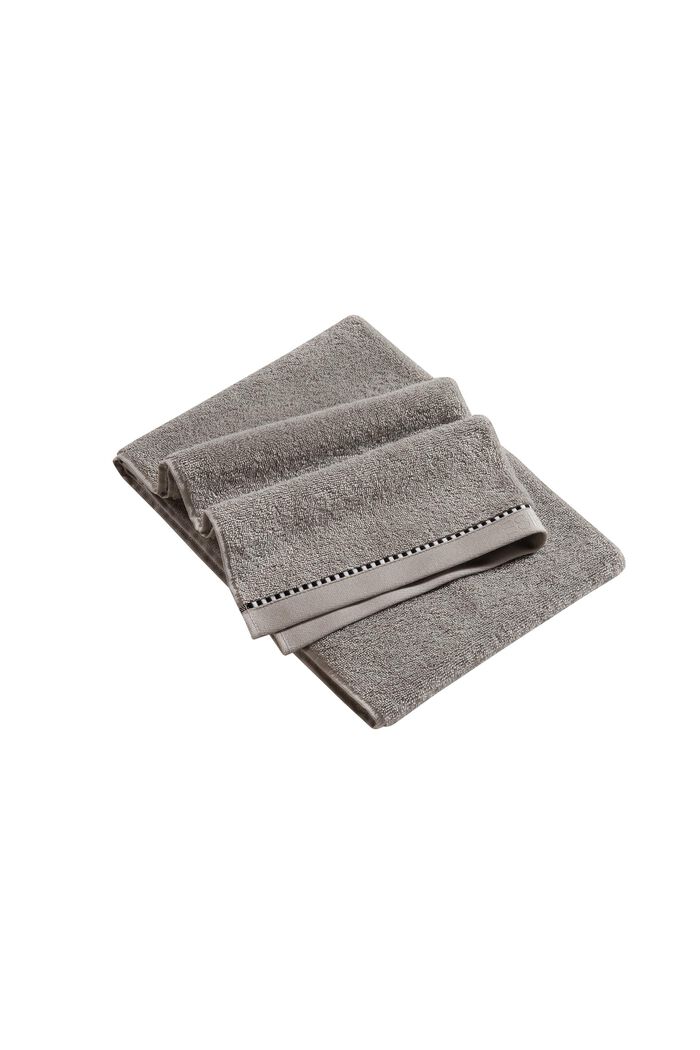 With TENCEL™: terry cloth towel collection, STONE, detail image number 3