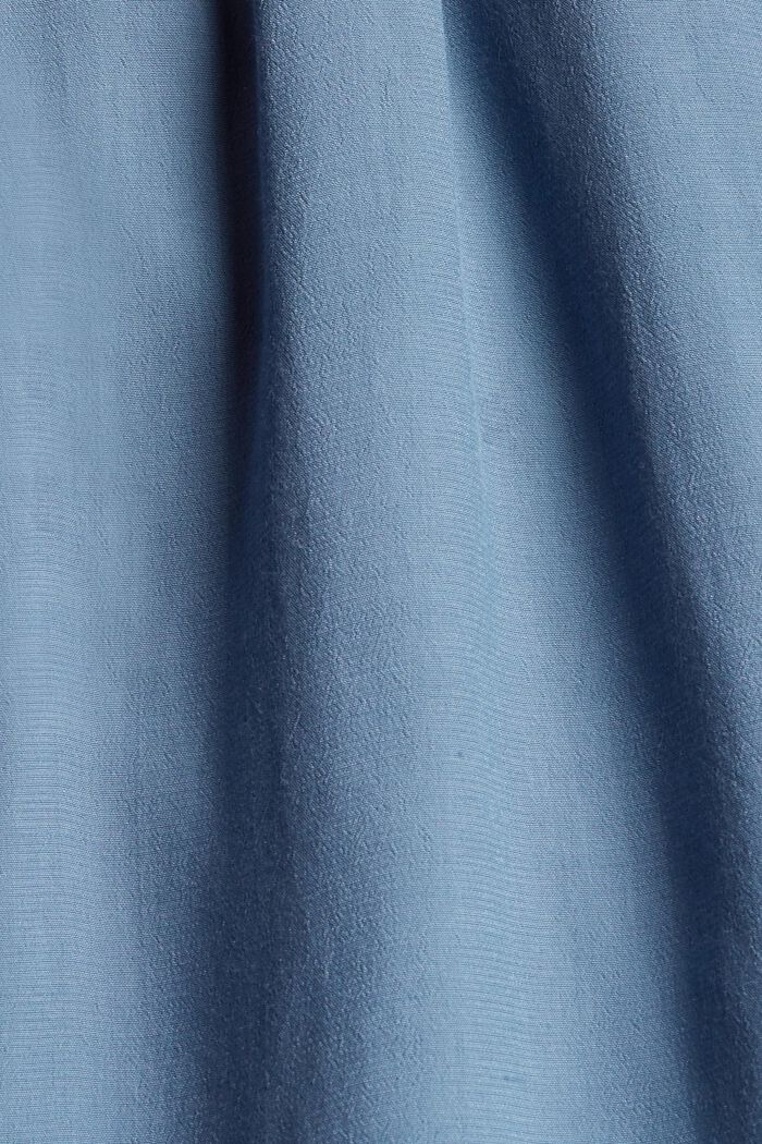 Plain dress, LENZING™ ECOVERO™, GREY BLUE, detail image number 4