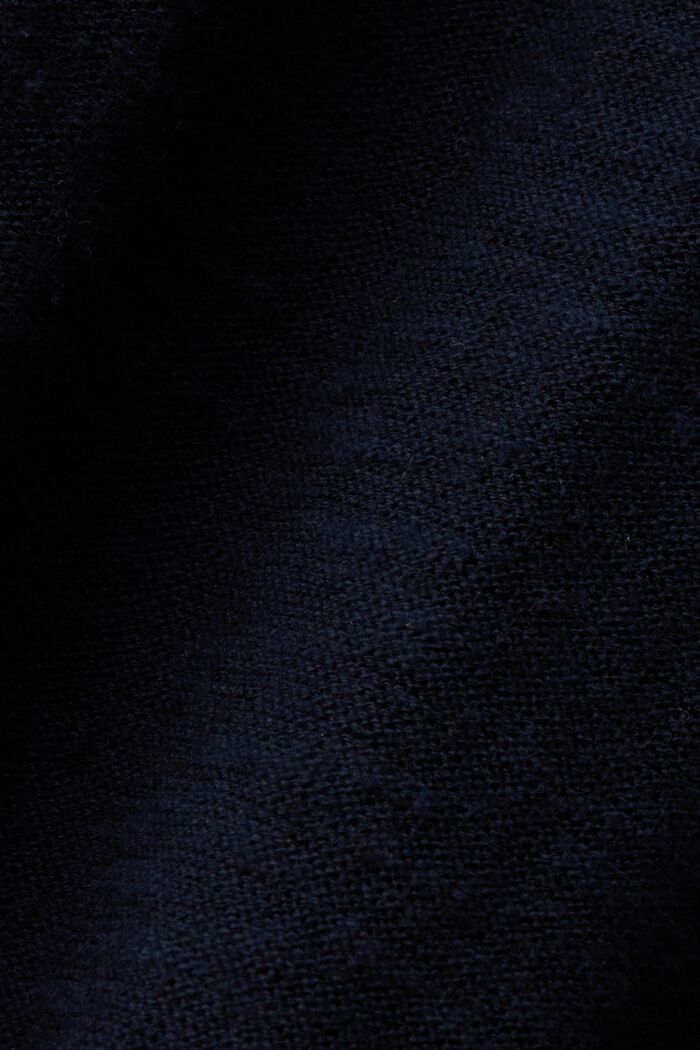 Short-sleeve jumper, cotton-linen blend, NAVY, detail image number 5