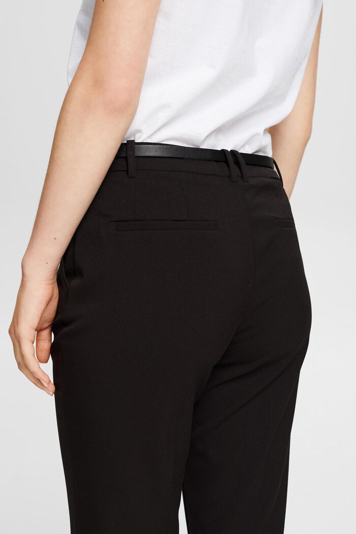 PURE BUSINESS mix & match trousers, BLACK, detail image number 4