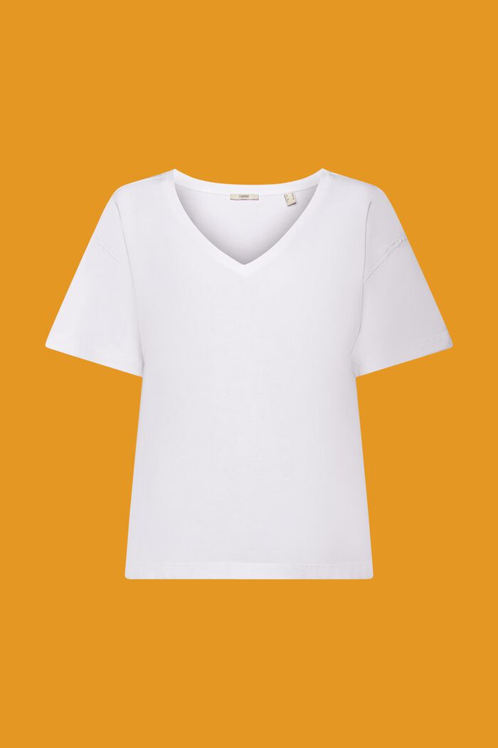 Oversized t-shirt, TENCEL™, WHITE, detail image number 5