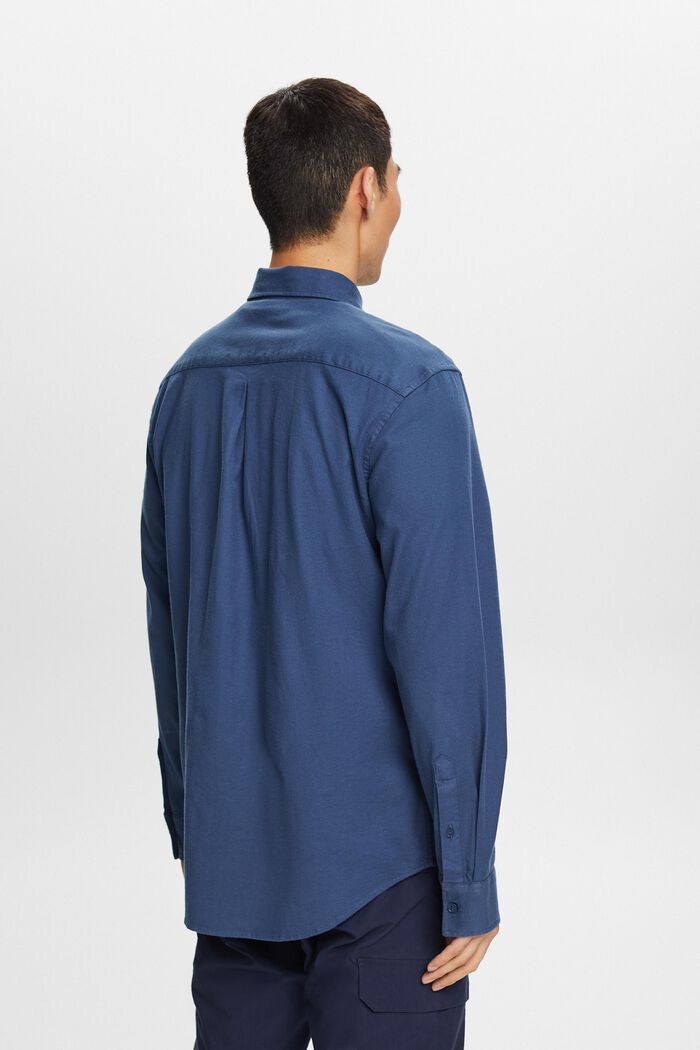 Twill Regular Fit Shirt, GREY BLUE, detail image number 3