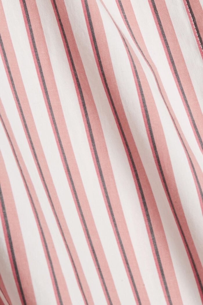 Relaxed striped shirt blouse, OFF WHITE, detail image number 4
