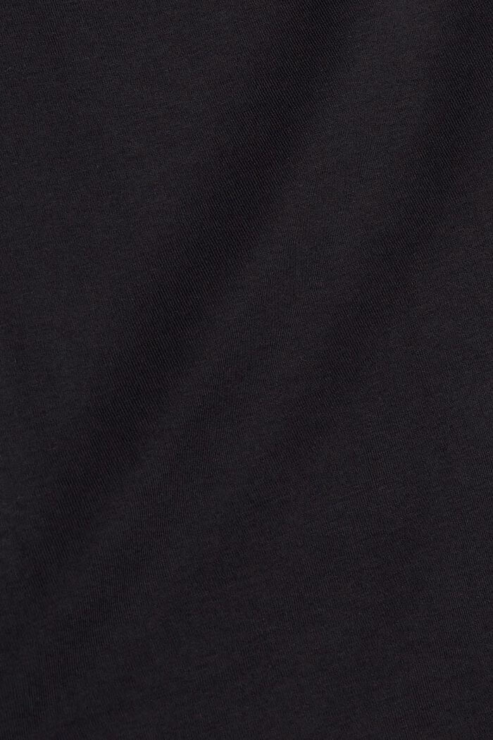 Basic sleeveless top made of 100% organic cotton, BLACK, detail image number 4