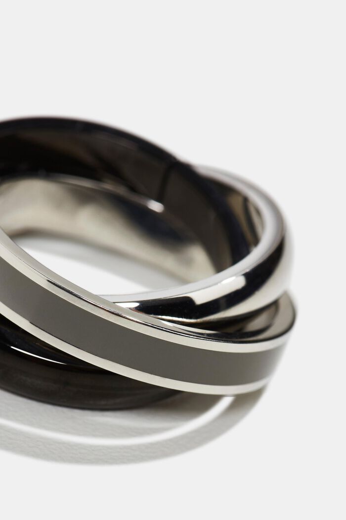 Stainless steel ring trio