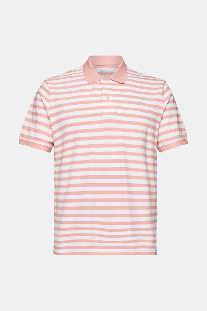 Striped slim fit polo shirt, PINK, detail image number 5