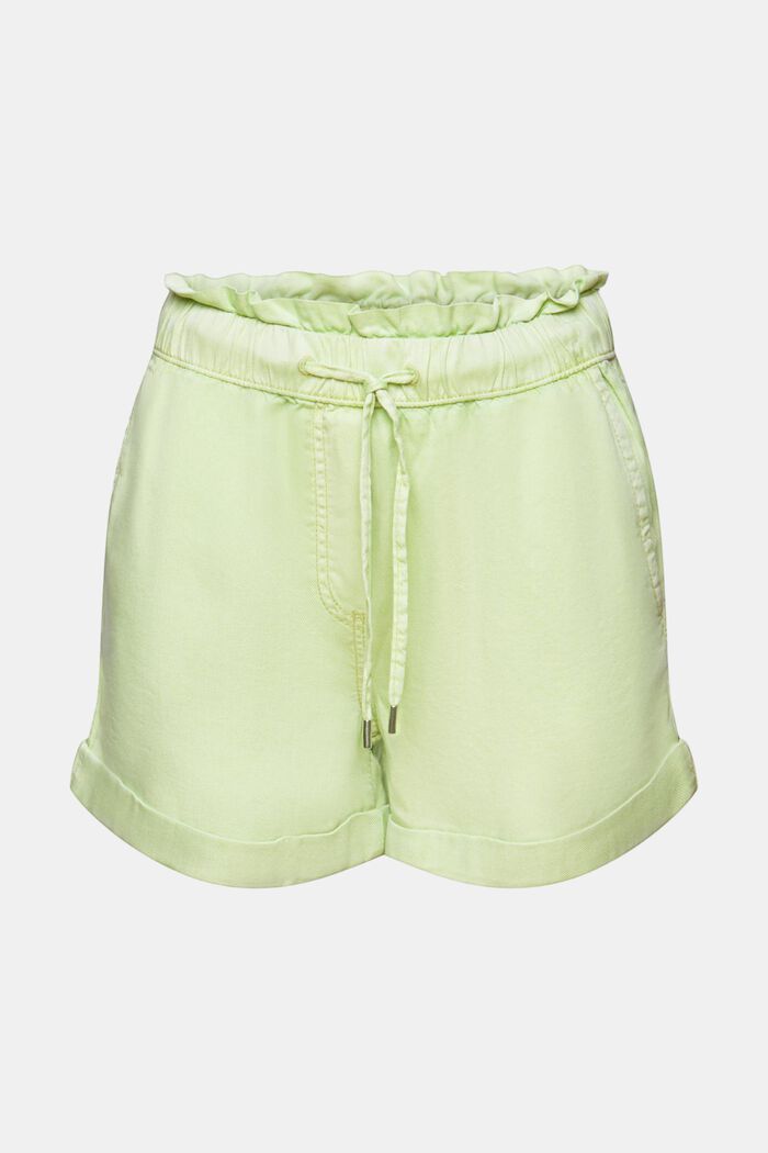 Twill Pull-On Shorts, LIGHT GREEN, detail image number 7