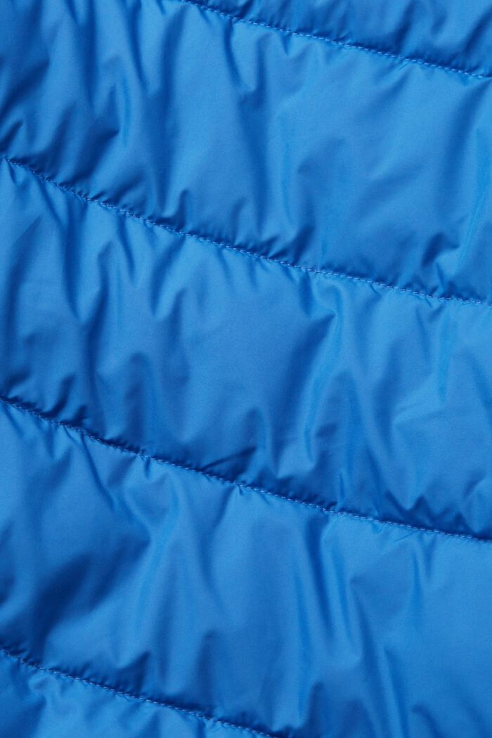 Quilted jacket with contrast lining, BLUE, detail image number 1