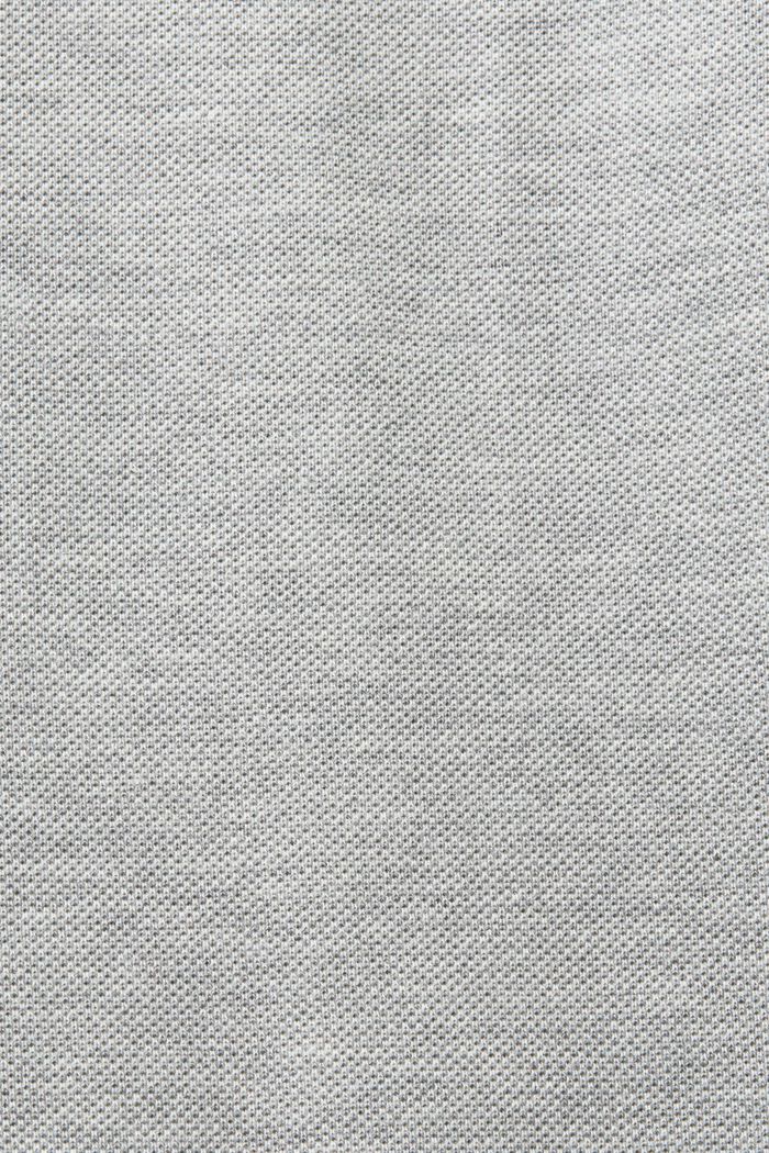 Pima Cotton Piqué Polo Shirt, LIGHT GREY, detail image number 5