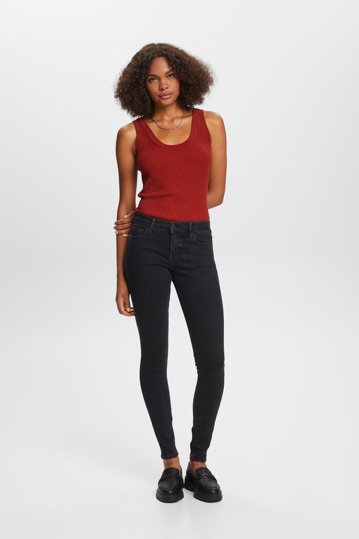 ESPRIT - Recycled: mid-rise skinny jeans at our online shop